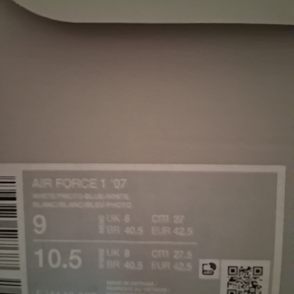 Nike Air Force 1 '07 – White / Photo Blue (FJ4146-103) - Picture 6 of 11